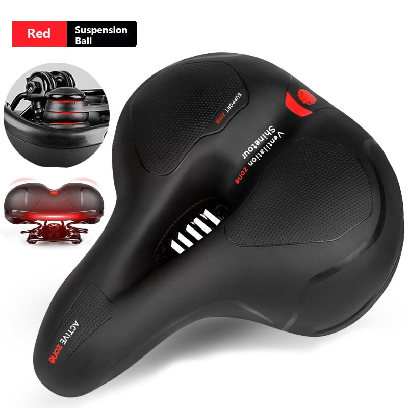 Ultra-Comfortable Shock Absorbing Bicycle Saddle Prily