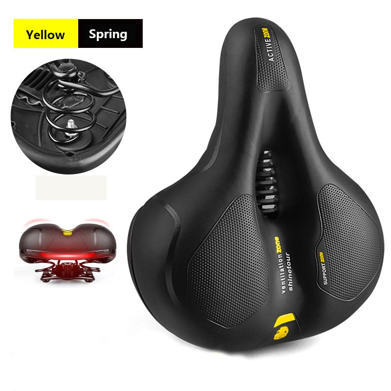 Ultra-Comfortable Shock Absorbing Bicycle Saddle Prily