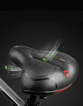 Ultra-Comfortable Shock Absorbing Bicycle Saddle Prily