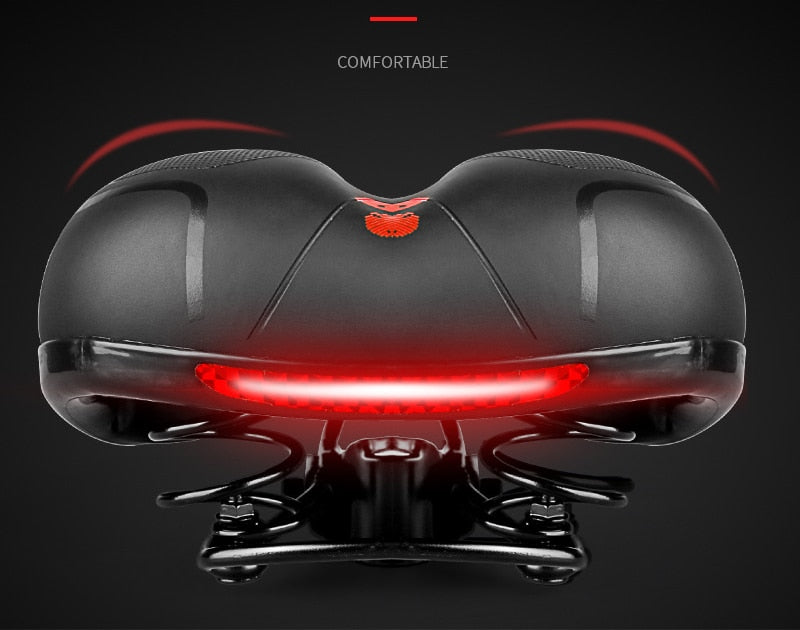 Ultra-Comfortable Shock Absorbing Bicycle Saddle Prily