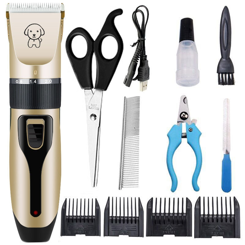 Ultra-Quiet Rechargeable Professional Dog Grooming Clipper Prily