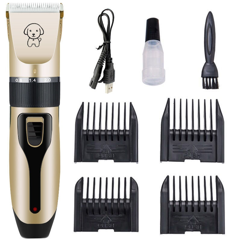 Ultra-Quiet Rechargeable Professional Dog Grooming Clipper Prily