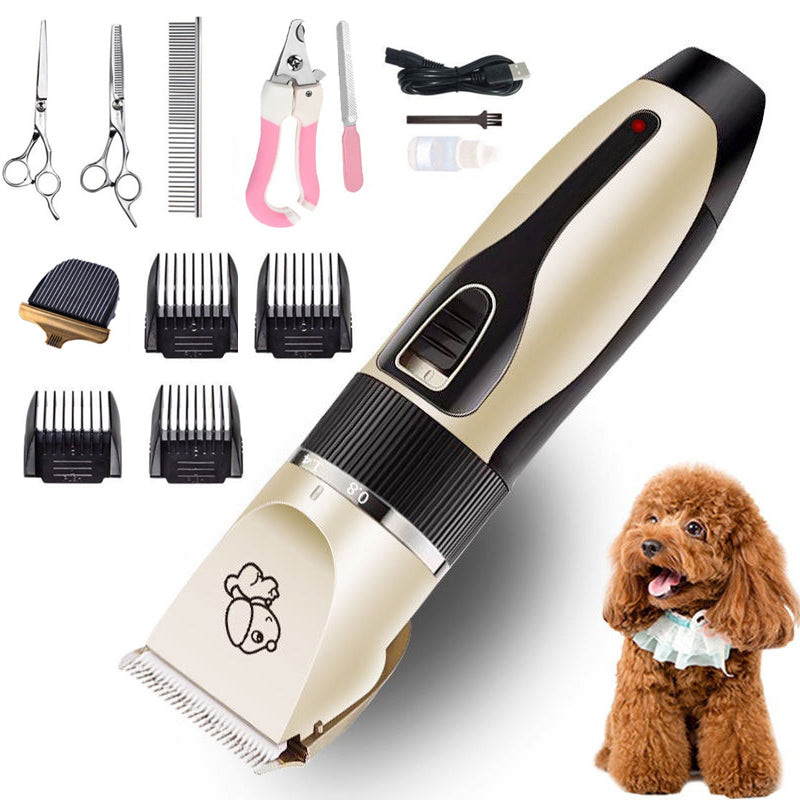 Ultra-Quiet Rechargeable Professional Dog Grooming Clipper Prily