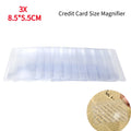 Ultra-thin 3X Magnifying Reading Aid Sheet For The Elderly (4pc set) Prily