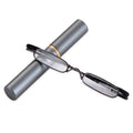 Ultra-thin Metal Reading Glasses with Tube Case Prily