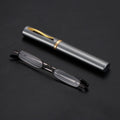 Ultra-thin Metal Reading Glasses with Tube Case Prily