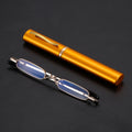 Ultra-thin Metal Reading Glasses with Tube Case Prily