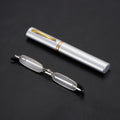 Ultra-thin Metal Reading Glasses with Tube Case Prily