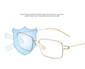 Ultralight- 5g- Anti Blue Light Rimless Reading Glasses Prily