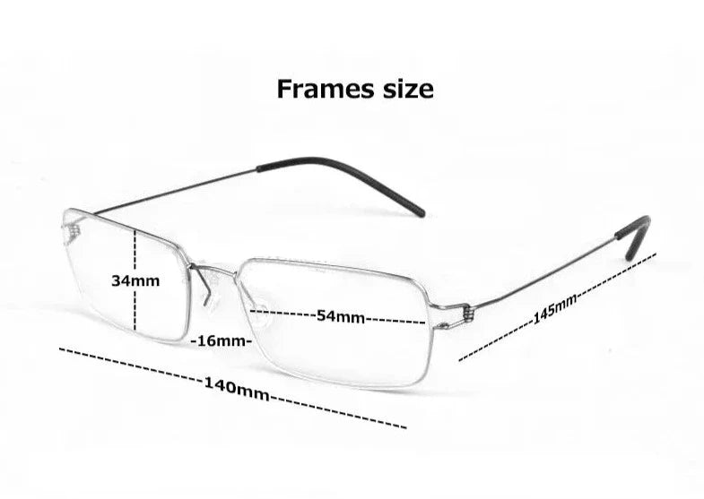 Ultralight- 5g- Anti Blue Light Rimless Reading Glasses Prily