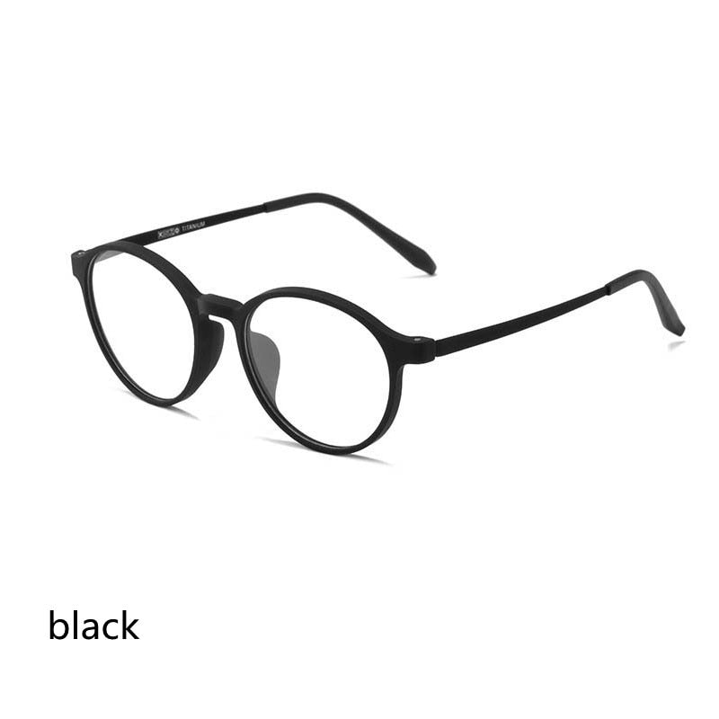 Ultralight Titanium Round Blue Light Reading Glasses Prily