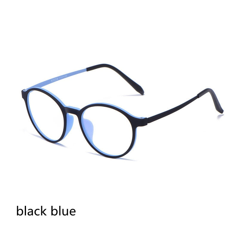 Ultralight Titanium Round Blue Light Reading Glasses Prily