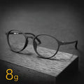 Ultralight Titanium Round Blue Light Reading Glasses Prily