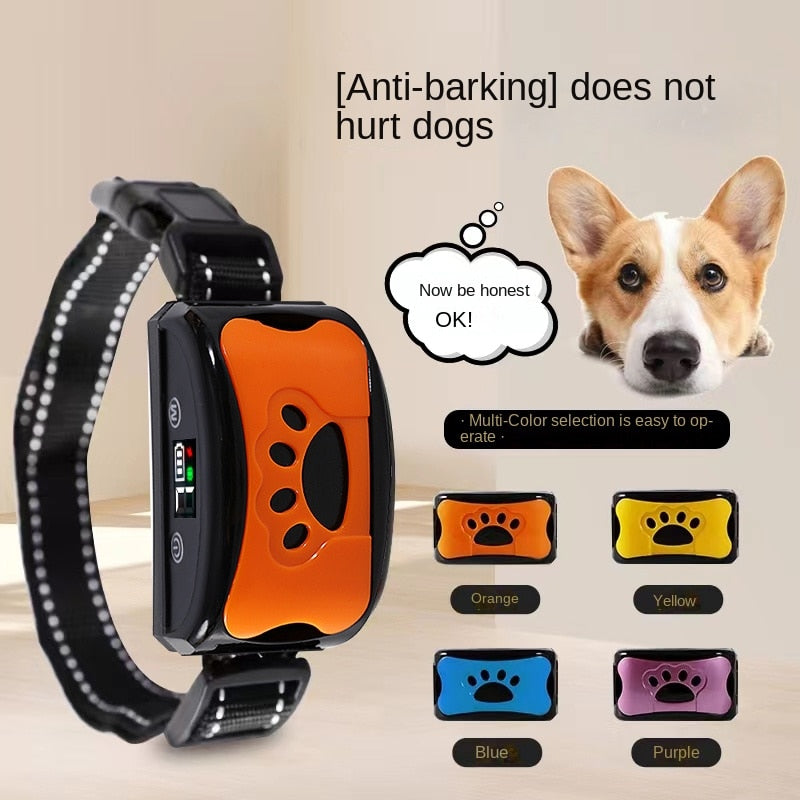 Ultrasonic+Vibration Dog Anti Barking Training Collar (NO Electroshocks) Prily