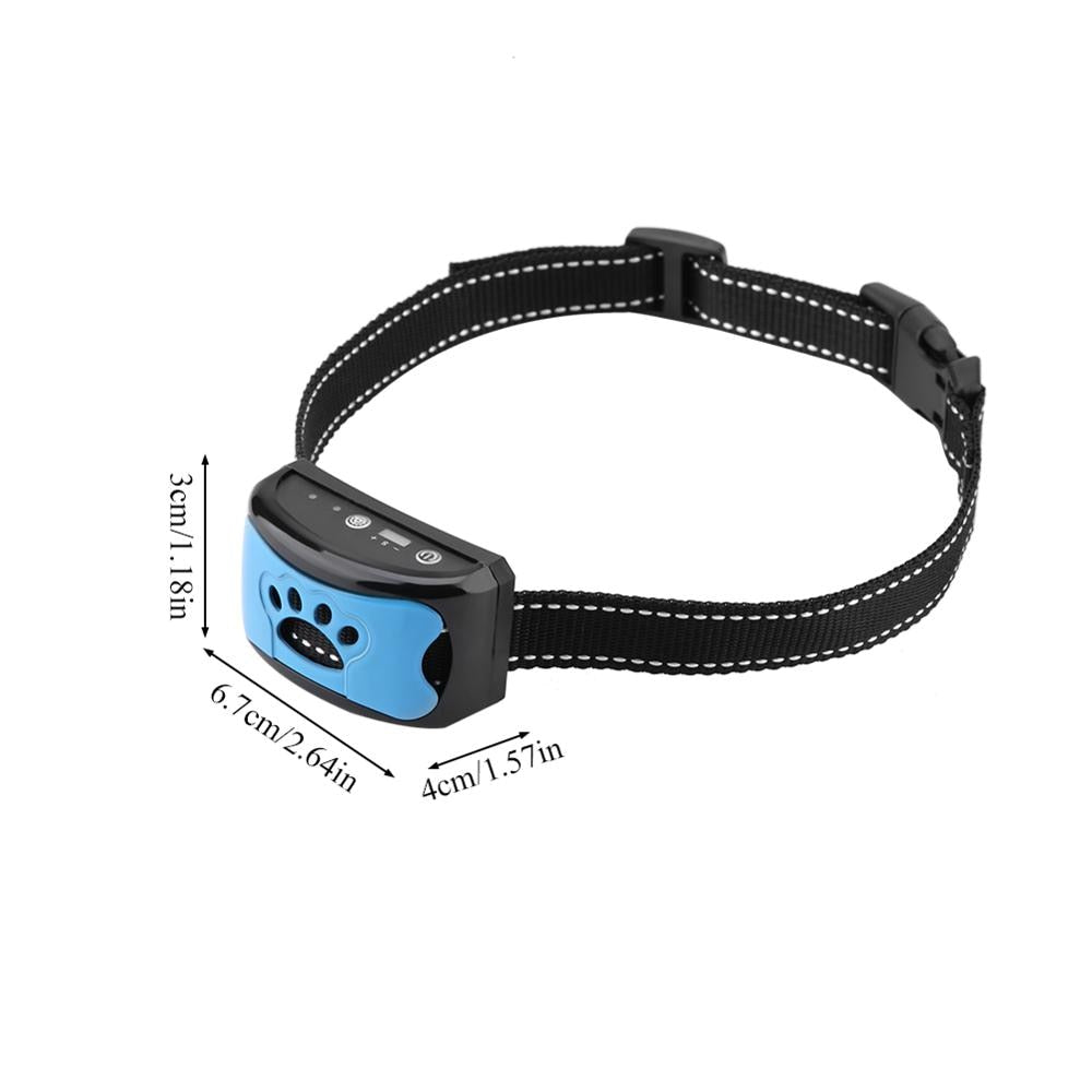 Ultrasonic+Vibration Dog Anti Barking Training Collar (NO Electroshocks) Prily