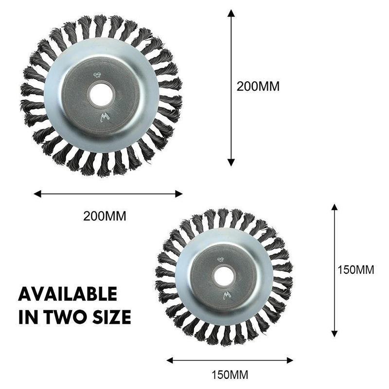 Unbreakable Steel Wire Lawn Mower Blade Head Prily