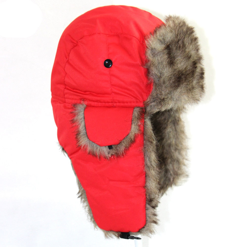 Unisex Faux Fur Earflap Ski Hat Prily