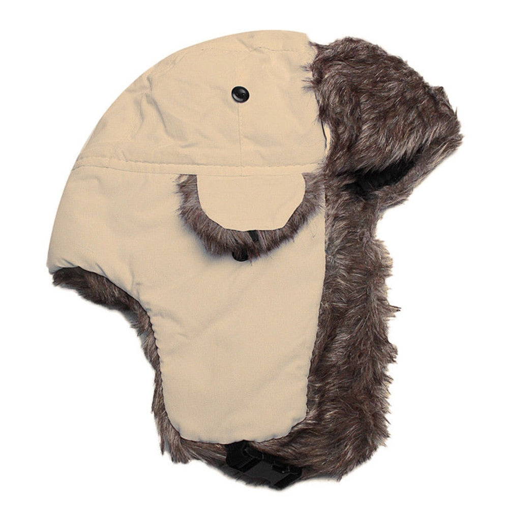 Unisex Faux Fur Earflap Ski Hat Prily