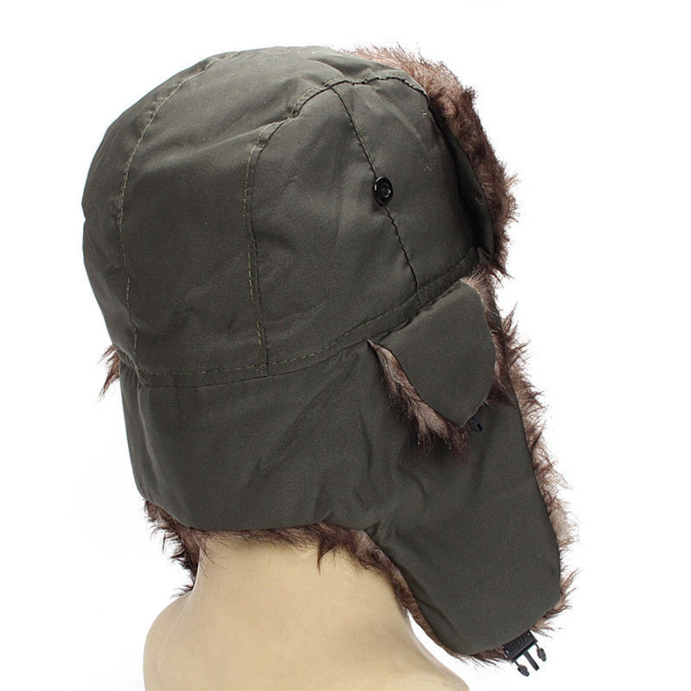 Unisex Faux Fur Earflap Ski Hat Prily