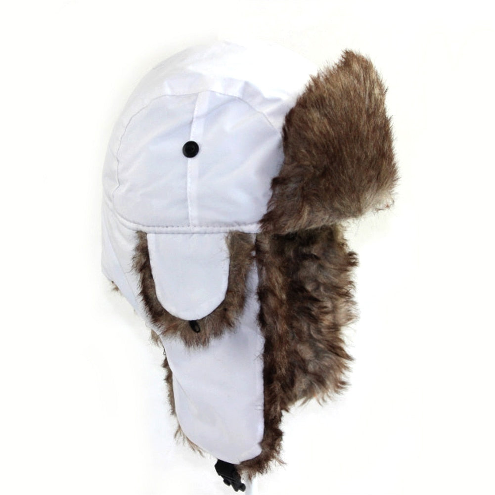 Unisex Faux Fur Earflap Ski Hat Prily