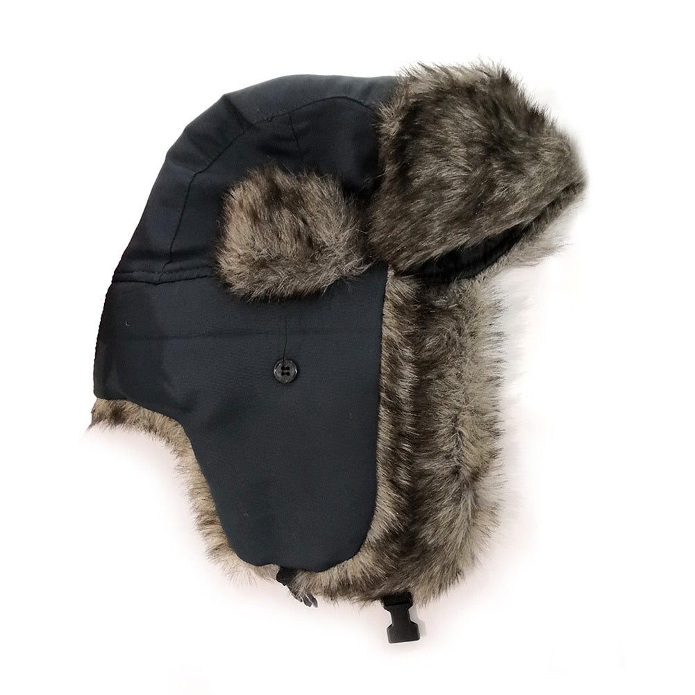 Unisex Faux Fur Earflap Ski Hat Prily