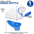 Unisex Portable Large Capacity Spill-Proof Urinal Prily