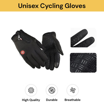 Pair Of Unisex Cycling Gloves 