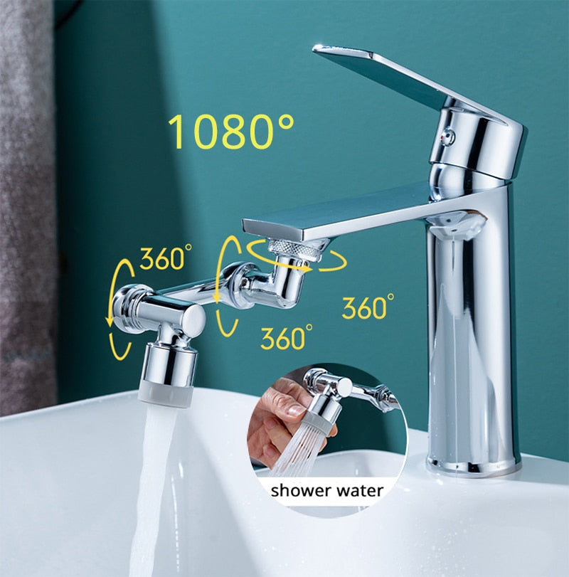 Universal 1080° Rotation Stainless steel Faucet Aerator Prily