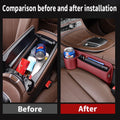 Universal 2in1 Car Seat Gap Filler Organizer with Cup Holder Prily