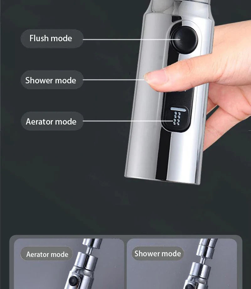 Universal 360° Rotation 3 Modes Faucet Extender Prily