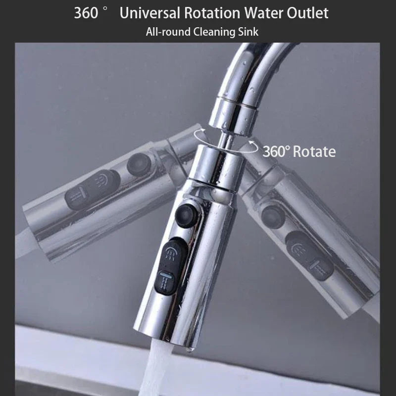 Universal 360° Rotation 3 Modes Faucet Extender Prily