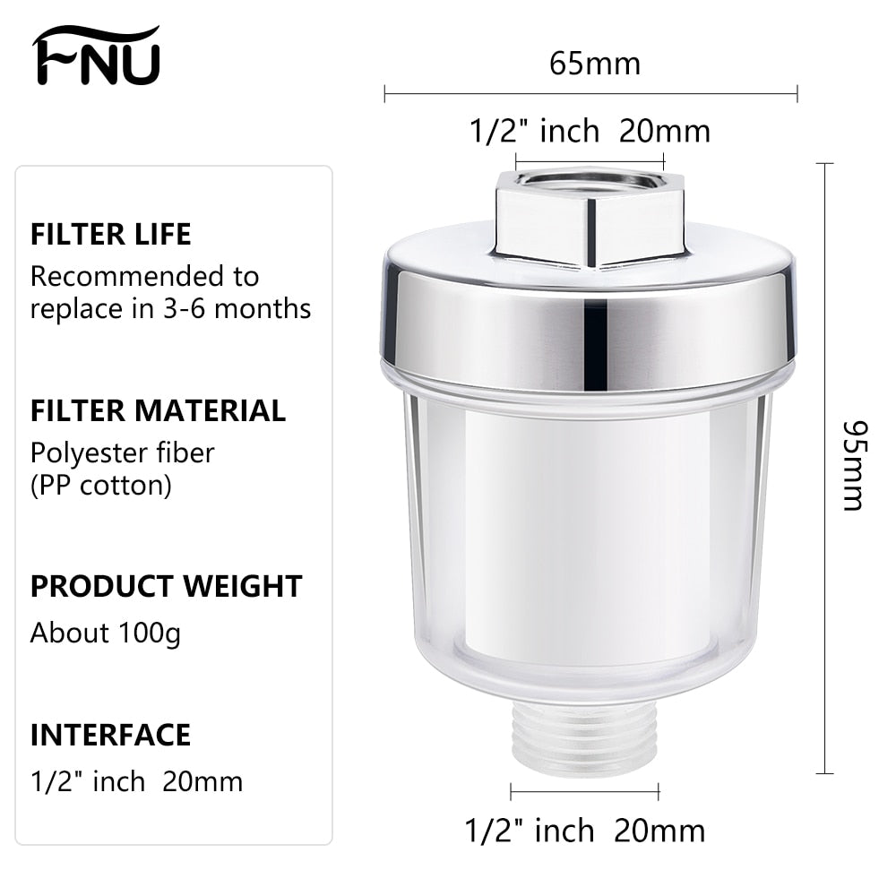 Universal 5 Micron Shower Water Purifier Filter Prily