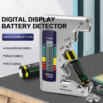 Universal Digital LCD Batteries Tester / Checker Prily