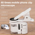 Universal Mobile Phone Clip 60X Magnifying Microscope with LED & UV Light Prily