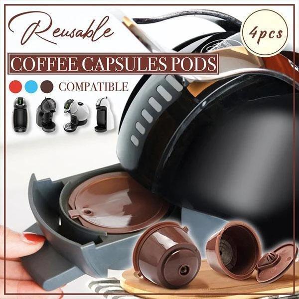 Universal Reusable Coffee Capsule Pods (6pcs) Prily