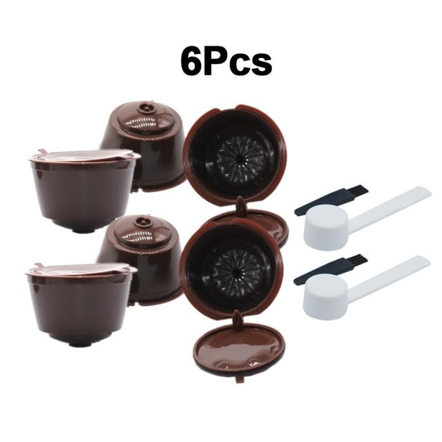 Universal Reusable Coffee Capsule Pods (6pcs) Prily