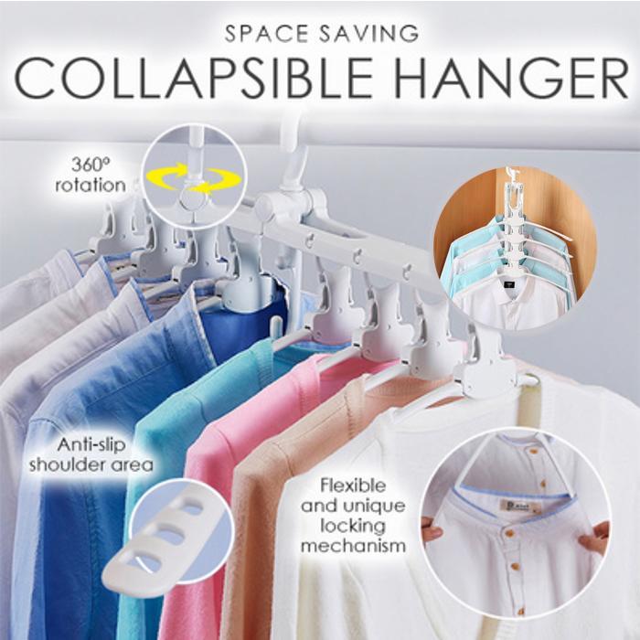 8 in 1 Space Saving Collapsible Hanger