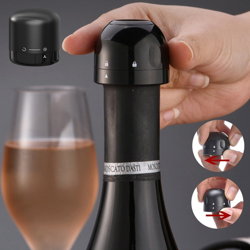 Vacuum Champagne / Wine Bottle Stopper (2pcs) Prily