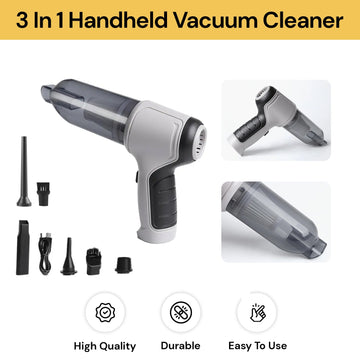 3 in 1 Handheld Car Vacuum Cleaner