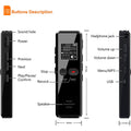 Vandlion™ V90 Digital Noise Reduction Smart Sound Recorder Dictaphone Prily