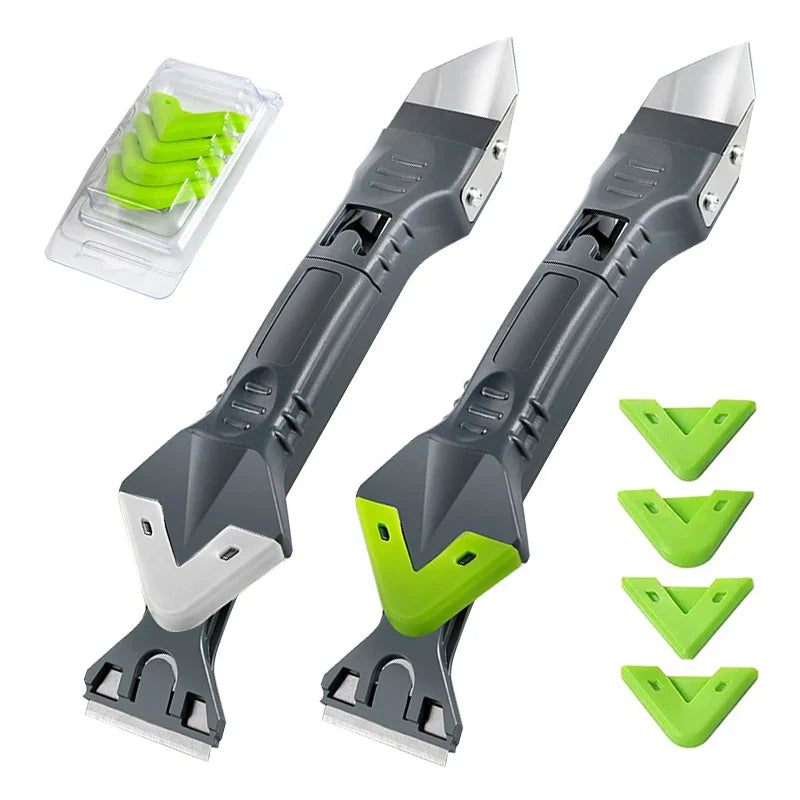 Versatile 5 in 1 Sealants Scraper Remover & Caulk Finisher Tool Prily