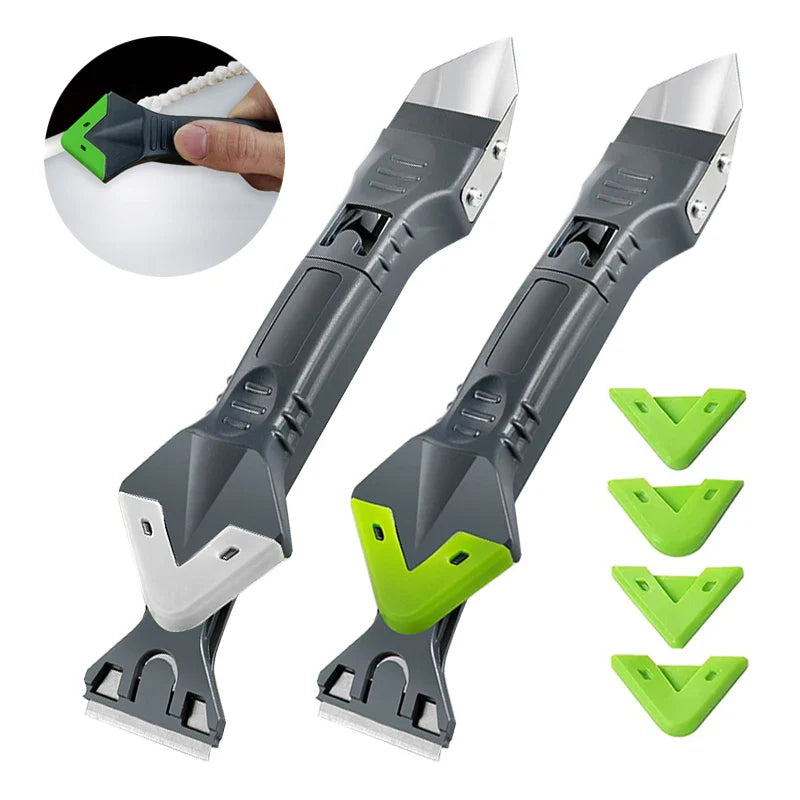 Versatile 5 in 1 Sealants Scraper Remover & Caulk Finisher Tool Prily