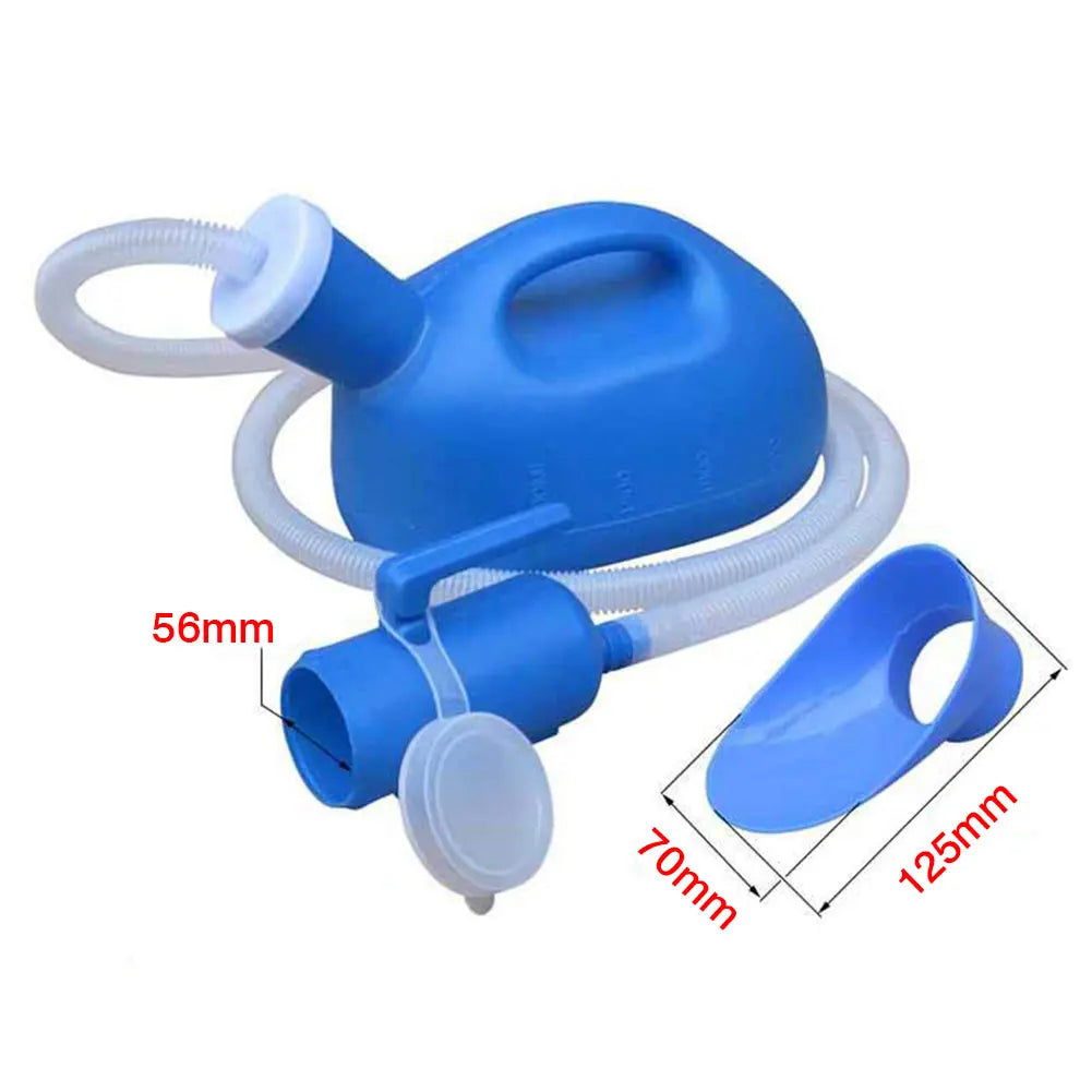 Versatile Unisex 3 in 1 (Laying/ Sitting/ Standing) 2000ml Portable Urinal Prily