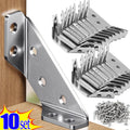 Versatile Use Stainless Steel Furniture Brackets Corner Connector (10pcs) Prily