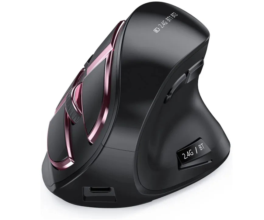 Vertical Ergonomic Wireless Rechargeable 9 Buttons Mouse Prily