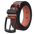 Vintage Black Pin Buckle Casual Leather Belt Prily