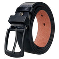 Vintage Black Pin Buckle Casual Leather Belt Prily