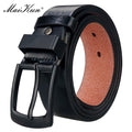 Vintage Black Pin Buckle Casual Leather Belt Prily