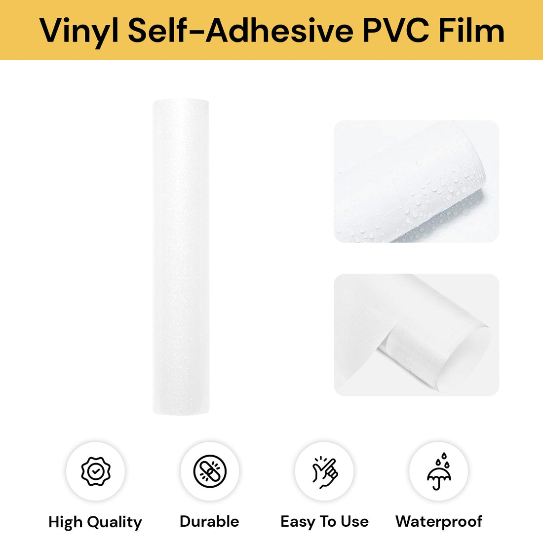 Waterproof Vinyl Self-Adhesive PVC Film