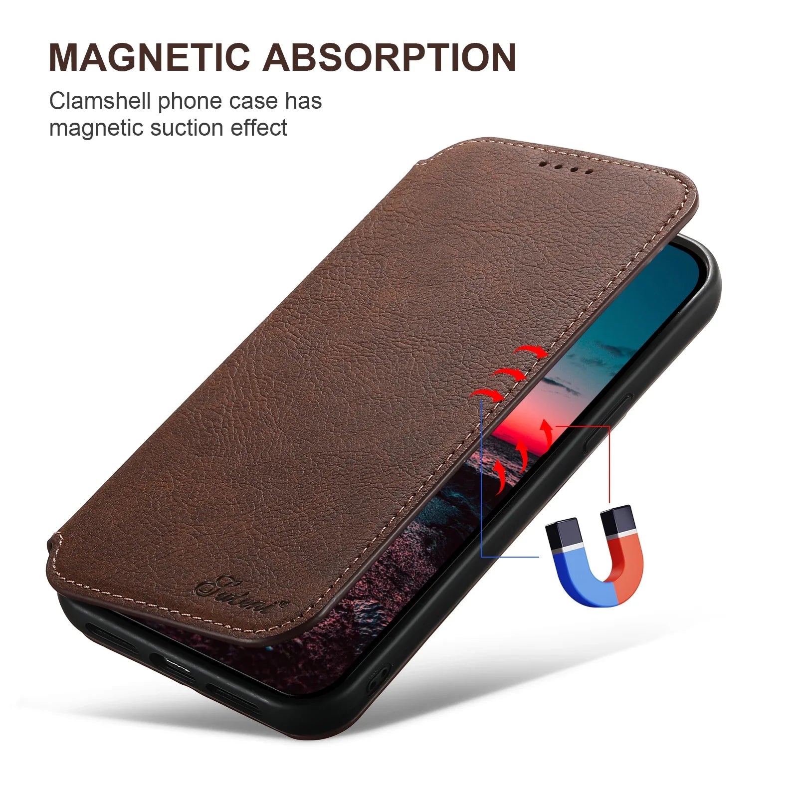 Wallet iPhone Case Compatible with MagSafe Magnetic Wireless Charging Prily